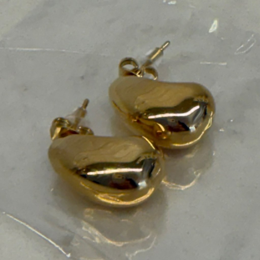 Pura Vida Gold Toned Teardrop Earrings
